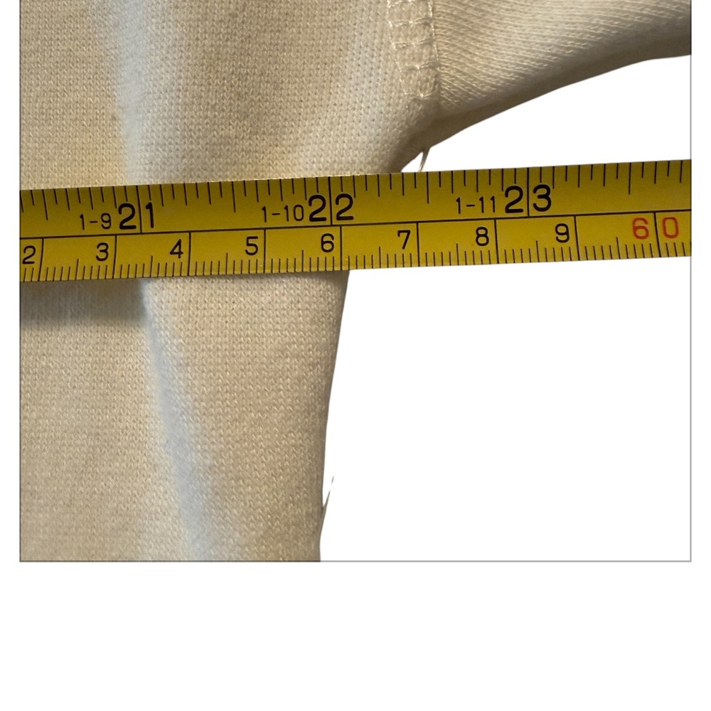 Nash The Nash Collection Iconic Crewneck Sweatshirt Jet Stream Cream SizeM/L NWT - Picture 10 of 13
